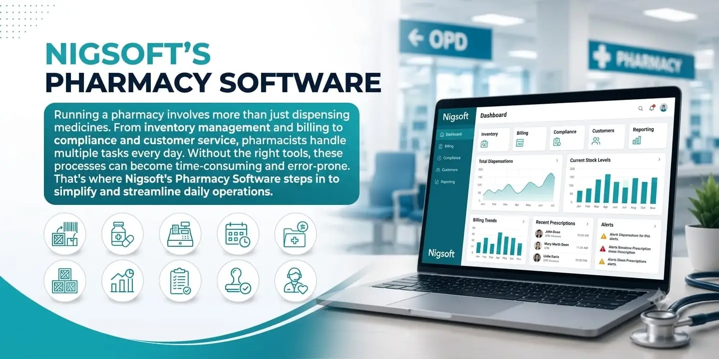 Nigsoft’s Pharmacy Software for Daily Operations